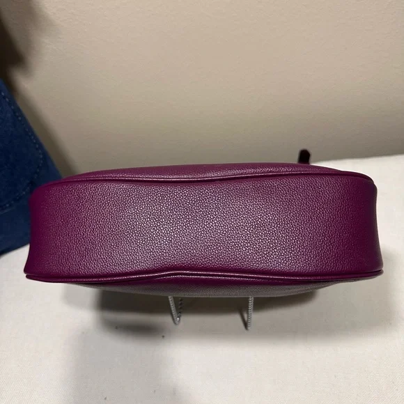 kate spade Rosie Deep Plum Leather Crossbody with Gold Hardware - Picture 4 of 11